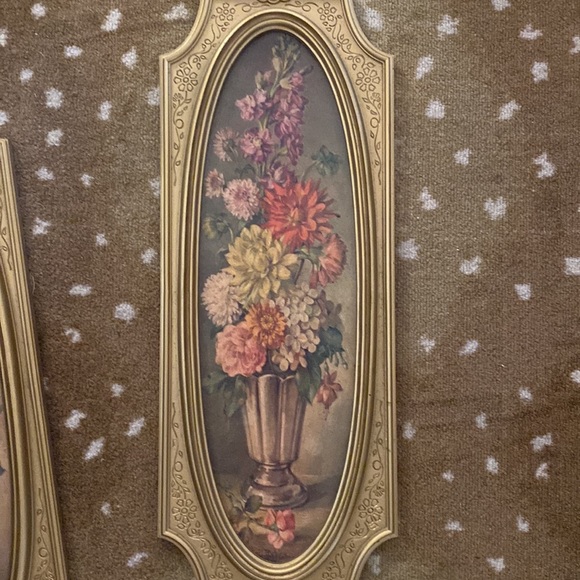 2 framed floral prints - Picture 4 of 6